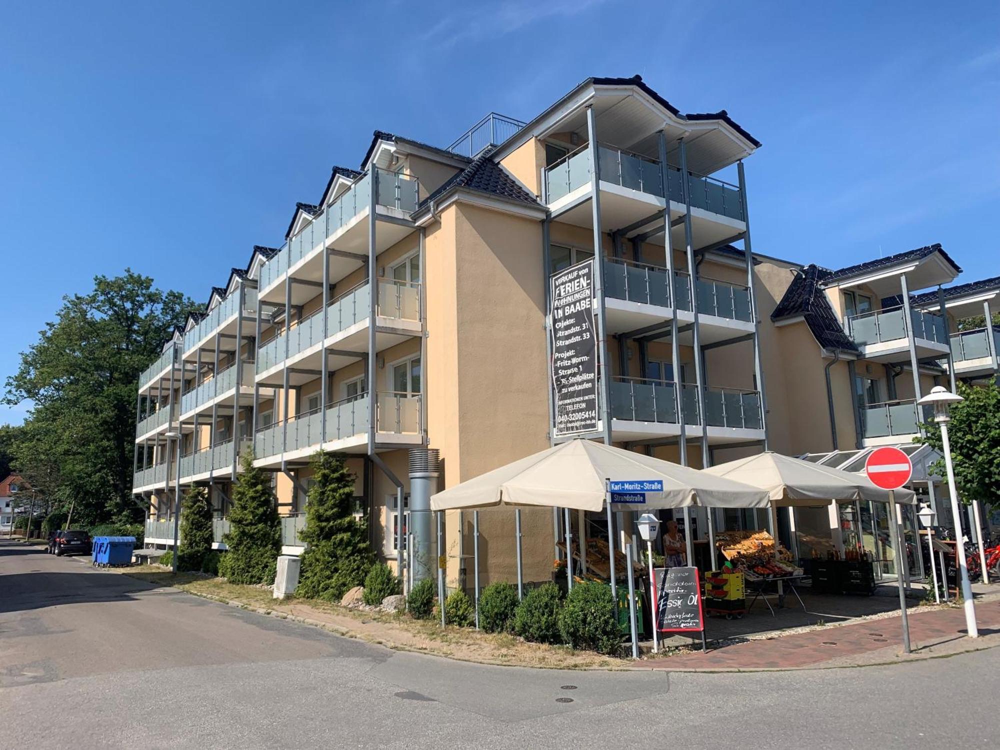 Ferienwohnung Traumduene Im Ostseebad 바베 외부 사진