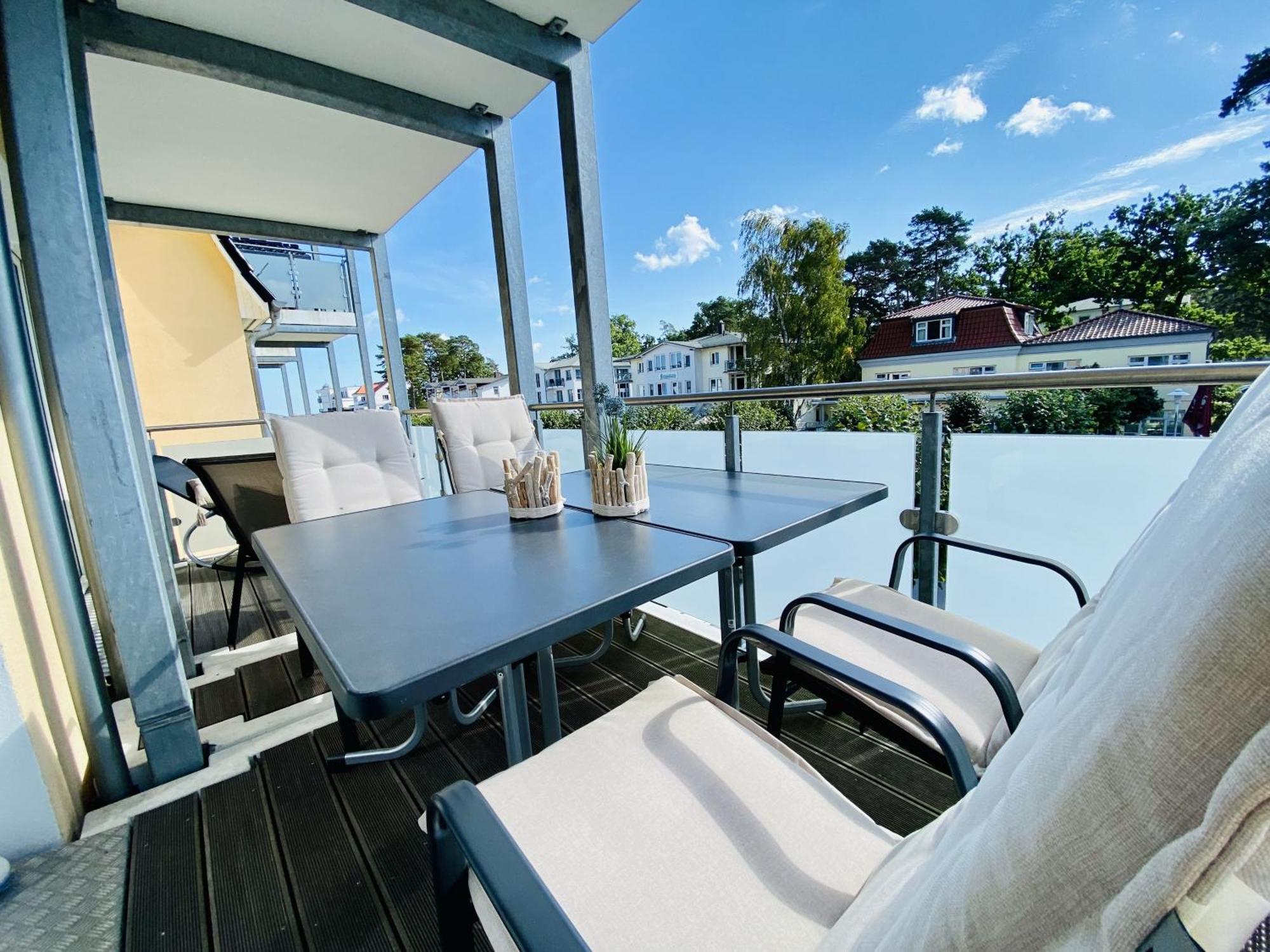 Ferienwohnung Traumduene Im Ostseebad 바베 외부 사진